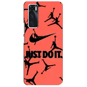 Силиконовый Чехол Nike Air Jordan на Виво В20 СЕ (Just Do It)