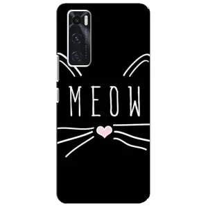 Бампер с изображением Котиков для Виво В20 СЕ (КОТИК MEOW)