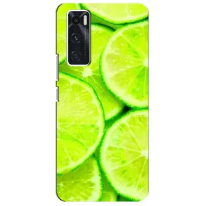 Чохол з зображенням смачної їжі для ViVO V20 se (Лайм)