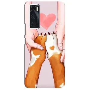 Чохол (ТПУ) Милі песики для ViVO V20 se (Любов до собак)