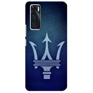 Чехлы с тематикой "Крутые машины" на ViVO V20 se (Лого Maserati)