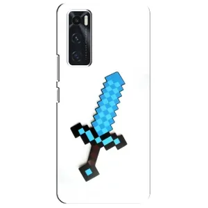Чехлы для ViVO V20 se (Персонажи Майн Крафт) (Меч)