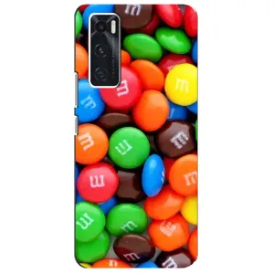 Чохол з зображенням смачної їжі для ViVO V20 se (Різнокольорові M&M'S)
