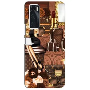Чехол Стиль Louis Vuitton на ViVO V20 se (Мода Луи Виттон)