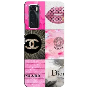 Чохол (Dior, Prada, YSL, Chanel) для ViVO V20 se (Модніца)