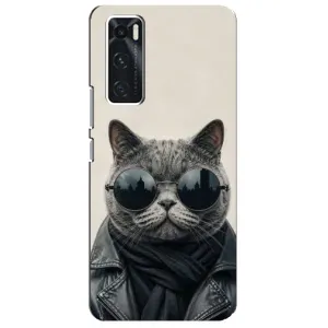 Чехол на тематику: Коты для Vivo V20 se (Модный кот)