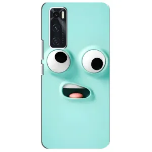 Силиконовые Чехлы (смешные стикеры) для ViVO V20 se (Забавное мятное лицо)