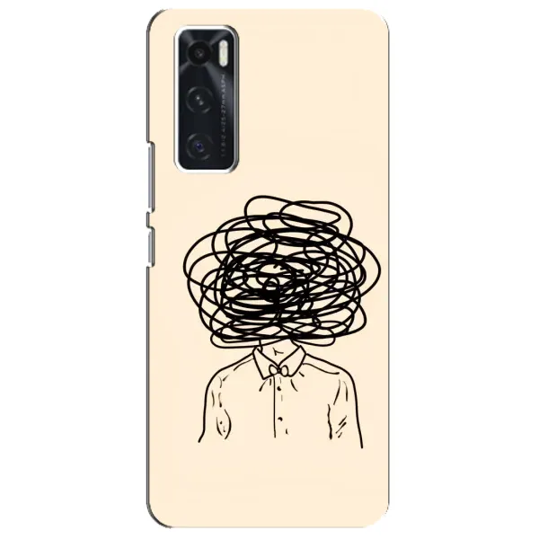 Чехол с рисунком «Мысли» для Vivo V20 se Чехол с рисунком «Мысли» для Vivo V20 se
