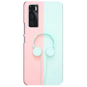Девчачий Чехол для ViVO V20 se (Наушники)