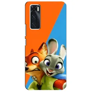 Чехлы ЗВЕРОПОЛИС для ViVO V20 se (Ник и Хопс)