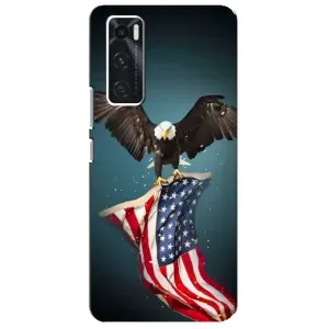Чохол Прапор USA для ViVO V20 se (Орел і прапор)