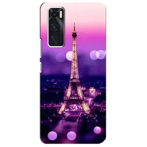 Чехол с Эйфелевой башней на ViVO V20 se (Париж башня)