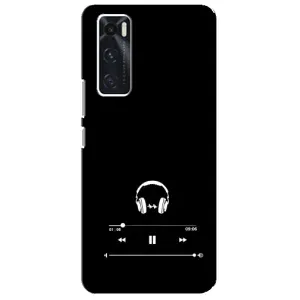Чехол с картинками на черном фоне для ViVO V20 se (Плеер)