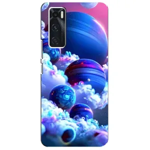 Чохли КОСМОС на ViVO V20 se (Сині планети)