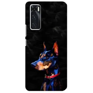 Бампер для ViVO V20 se з картинкою "Песики" (Собака Мопсік)