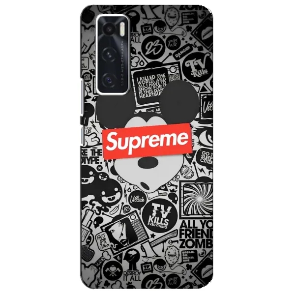 Чехол с рисунком «Supreme Маус» для Vivo V20 se Чехол с рисунком «Supreme Маус» для Vivo V20 se