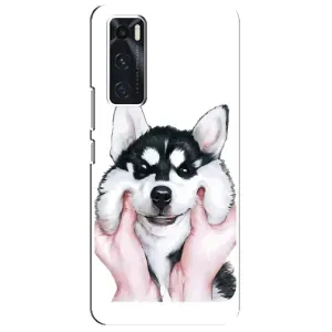 Бампер для ViVO V20 se з картинкою "Песики" (Собака Хаскі)