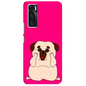 Чохол (ТПУ) Милі песики для ViVO V20 se (Веселий Мопсік)