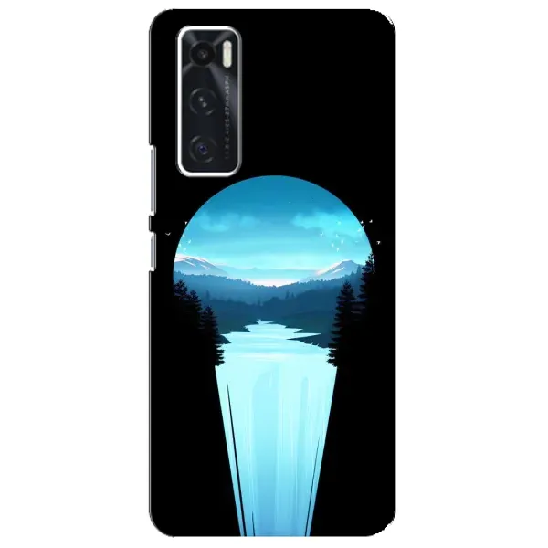 Чехол с рисунком «Синий Водопад» для Vivo V20 se Чехол с рисунком «Синий Водопад» для Vivo V20 se