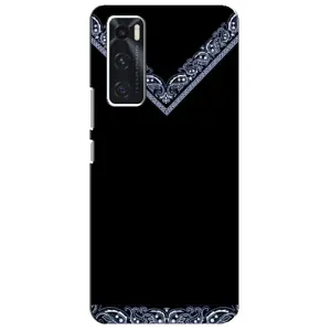 Силиконовый Чехол на ViVO V20 se (Воротник вышиванки)