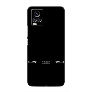 Силіконовий бампер з картинкою машини на ViVO V20 (Сілует Audi)