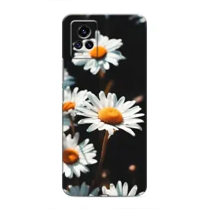 Чохол з ромашками на ViVO V20 (Білі ромашки)