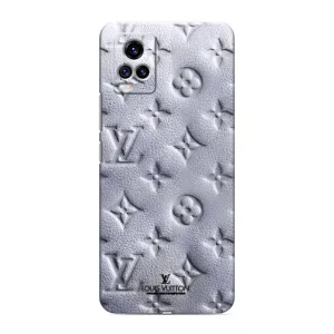 Текстурний Чохол Louis Vuitton для Віво В20 (Білий ЛВ)