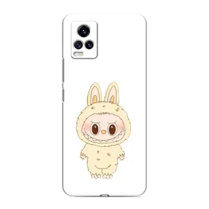 Чохол з принтом Лабубу для ViVO V20 (Бежевий Лабубу)
