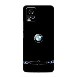 Силіконовий бампер з картинкою машини на ViVO V20 (Чорний BMW)