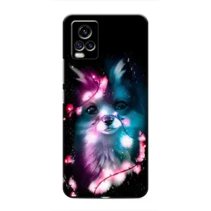 Чехол с Лисичкой для ViVO V20 (Черная Лиса)