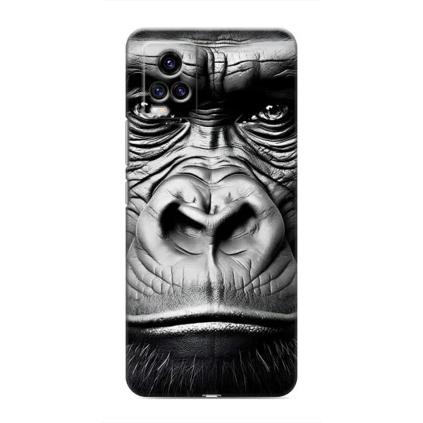 Чехол с рисунком «Черная обезьяна» для Vivo V20 Чехол с рисунком «Черная обезьяна» для Vivo V20