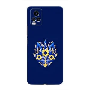 Чехол Укр Символика для ViVO V20 (Цветущий Герб)