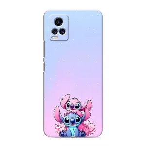 Чехол с рисунком Стич для Vivo V20 (Энджл и Стич)
