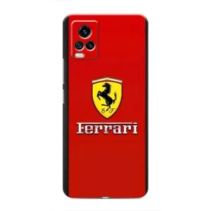 Силіконовий бампер з картинкою машини на ViVO V20 (Ferrari Logo)
