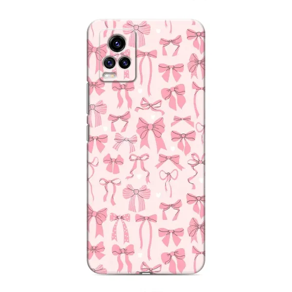 Чехол с рисунком «Фон бантики» для Vivo V20 Чехол с рисунком «Фон бантики» для Vivo V20