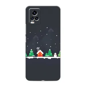 Силіконовий бампер на різдво для ViVO V20 (Місто зимове)