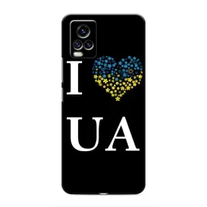 Силиконовый Чехол на ViVO V20 (Я-Украина) (I Love UA)