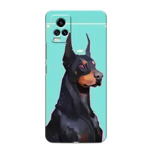 Чехол ДОБЕРМАН для ViVO V20 (Король доберман)