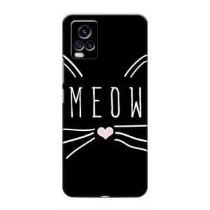 Бампер с изображением Котиков для Виво В20 (КОТИК MEOW)