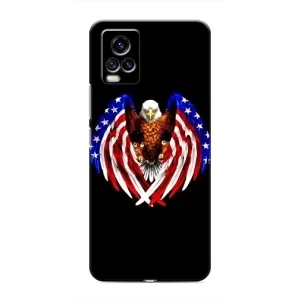 Чехол Флаг USA для ViVO V20 (Крылья США)