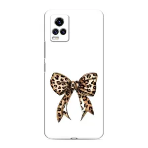 Чехол банты для ViVO V20 (Леопардовый принт)