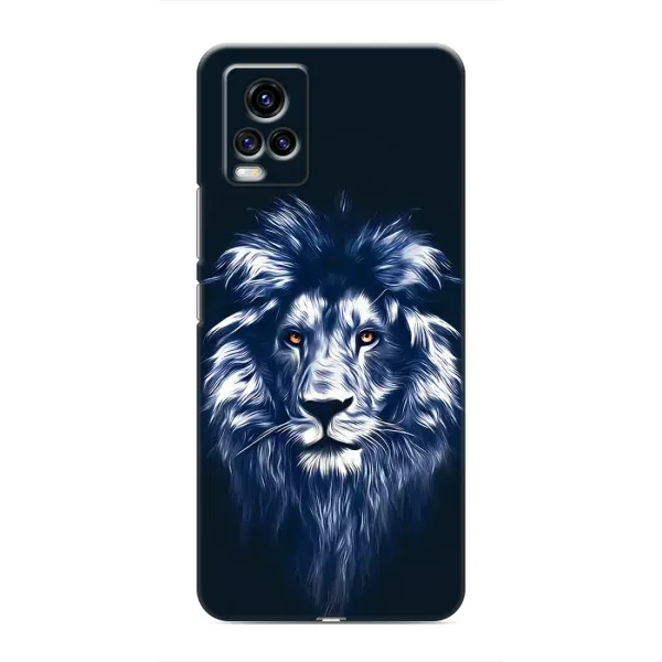 Чехол с рисунком «Лев - синий» для Vivo V20 Чехол с рисунком «Лев - синий» для Vivo V20