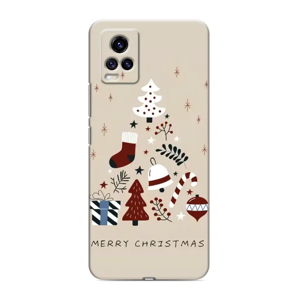 Чехол с рисунком «Merry Christmas» для Vivo V20 Чехол с рисунком «Merry Christmas» для Vivo V20