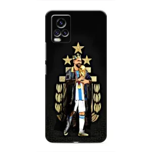 Чехлы Лео Месси Аргентина для ViVO V20 (Месси король)