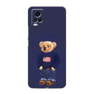 Чехлы Мишка Тедди для Виво В20 (Мишка USA)