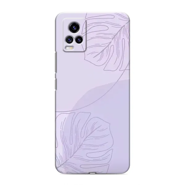 Чехол с рисунком «Монстера фиолетовая» для Vivo V20 Чехол с рисунком «Монстера фиолетовая» для Vivo V20