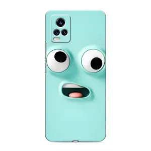 Силиконовые Чехлы (смешные стикеры) для ViVO V20 (Забавное мятное лицо)