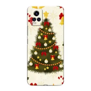 Чехол Новогодняя Елка на ViVO V20 (Новогодний принт)