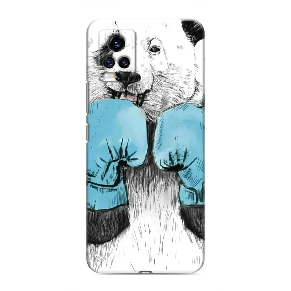 Чехол с рисунком «Панда боксер» для Vivo V20 Чехол с рисунком «Панда боксер» для Vivo V20