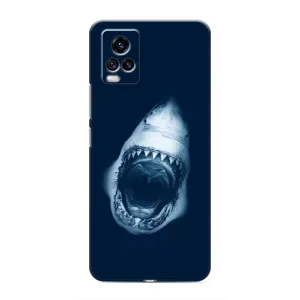 Силиконовый бампер с картинкой животных для ViVO V20 (Пасть Акулы)